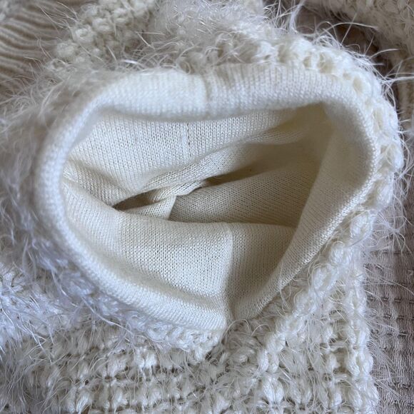 Volcom Sweater Womens XS Small White Fringe Open Front Long Cardigan 80741511 - Picture 10 of 16